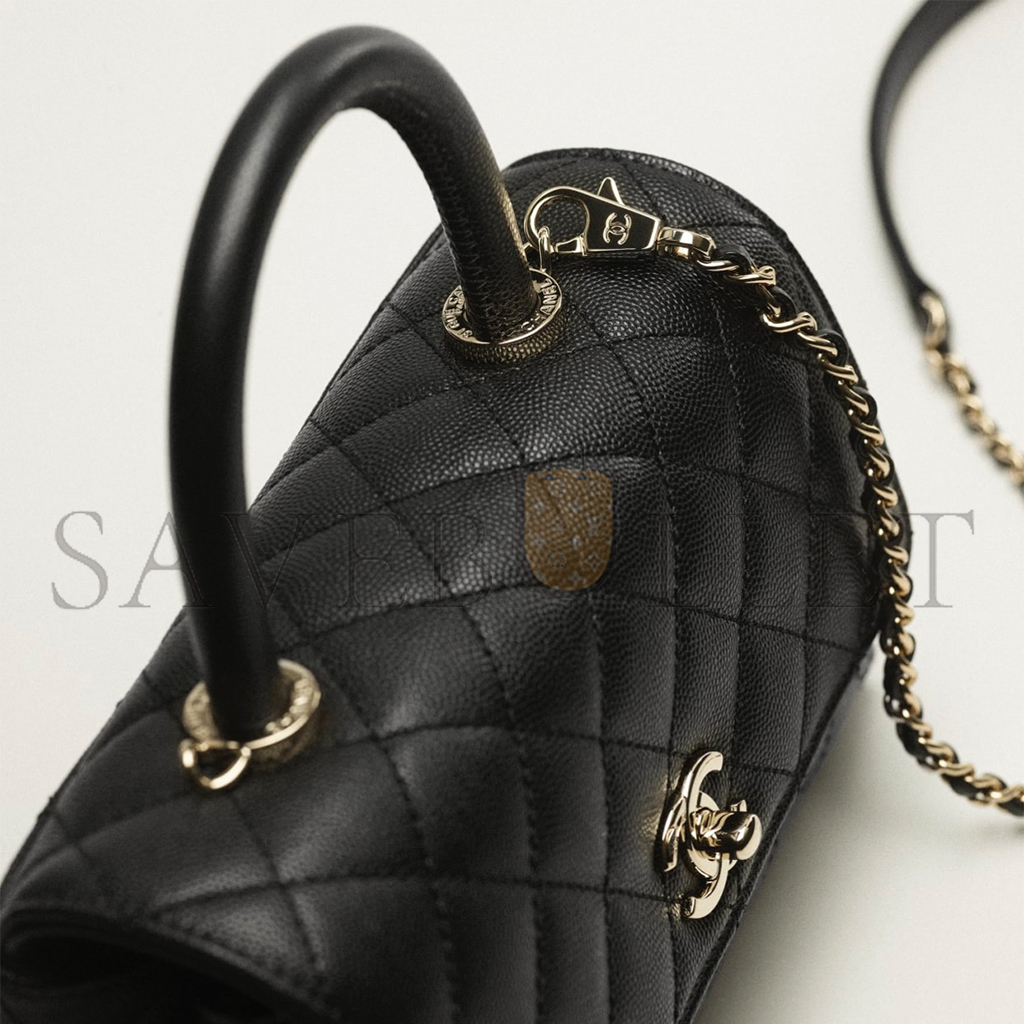 CHANEL MASTER SMALL TOP HANDLE FLAP BAG A92990 (24*14*10cm)